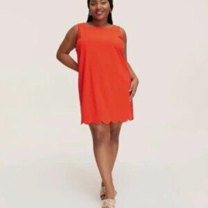 Kate Spade x Target Mini Dress Scallop Edge Size Med